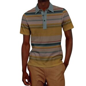 JCRT-The Hunky Dory‎ Stripe Polo Shirt SIZE 3X